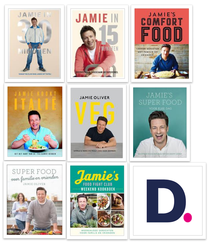 Relatiegeschenken met bedrukken bij DARPO Reklame - Jamie Oliver Kerst kookboek - relatiegeschenk - Gezellig thuis - Thema's - Branches