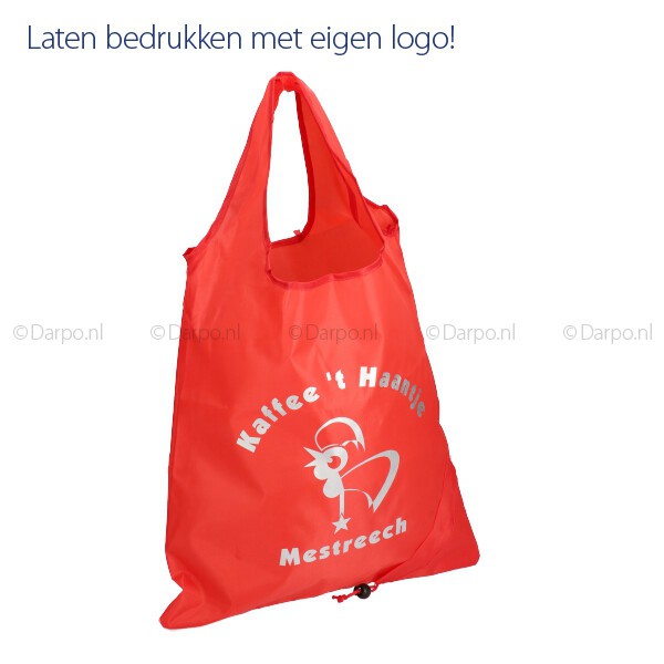 Keer terug Bladeren verzamelen Veeg Relatiegeschenken met logo bedrukken bij DARPO Reklame - opvouwbaar  boodschappentassen