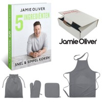 Jamie Oliver kookboek 5 ingrediënten en keukenset