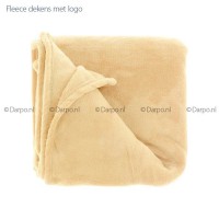 Zachte fleece deken XL gratis bedrukt