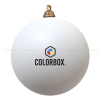 Kerstbal met eigen logo