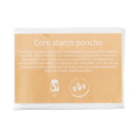 Corn Poncho regenponcho laten bedrukken