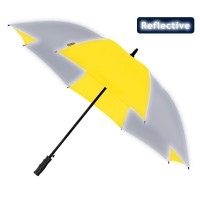 Falcone - Reflecterende paraplu - Automaat - Windproof - 120 cm - / Zilver