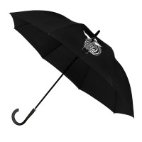 Falcone - Wetlook paraplu - Automaat - Windproof - 110 cm - Zwart