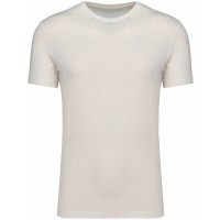 Uniseks bio katoen T-shirt met linnen - 150 gr/m2