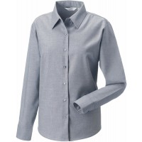Ladies' Long-Sleeved Oxford Shirt