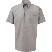 Short-Sleeved Men's Oxford Shirt