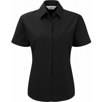 Ladies' Short-Sleeved Pure Cotton Poplin Shirt