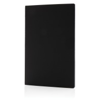 Softcover PU notitieboek met gekleurde accent rand laten bedrukken