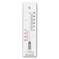 Metalen thermometer voor binnen en buiten