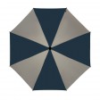 Falcone - Reflecterende paraplu - Automaat - Windproof - 120 cm - Marine blauw / Zilver