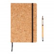 A5 kurken notitieboek incl. touchscreen pen laten bedrukken