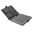 Air notebook cover A5 met 5W draadloze 4.000 mAh powerbank laten bedrukken