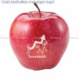 Appels met een eigen logo - rode Appel Z1110020