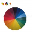 Regenboog paraplu - stormparaplu - 16 kleuren